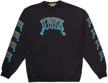 Zwarte Stoner Sweater Iuter , Black , Heren - 2Xl,L,M,S