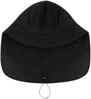 Zwarte synthetische bucket hoed Y-3 , Black , Dames - ONE Size