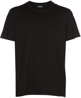 Zwarte T-shirts en Polos Dondup , Black , Heren - Xl,L,M