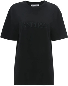 Zwarte T-shirts en Polos JW Anderson , Black , Dames - S,Xs,2Xs