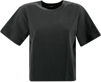 Zwarte T-shirts en Polos Max Mara Weekend , Black , Dames - M,S,Xs
