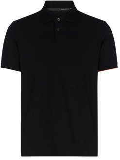 Zwarte technische stof Macro Polo Shirt RRD , Black , Heren - 2Xl,Xl,L,M,S