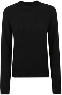 Zwarte Texas W.k. Sweater Dries Van Noten , Black , Dames - XS