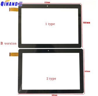Zwarte Touch Screen Voor Innjoo F104 IJF104BLK TIME2 F104 3G Tablet Pc Capacitieve Touch Panel Reparatie Onderdelen Touch sensor Glas B version 2 type