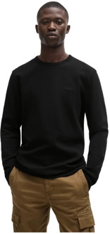 Zwarte Trui Hugo Boss , Black , Heren - 3XL