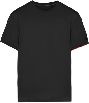 Zwarte U T-Shirt MM Giro RRD , Black , Heren - 2Xl,L,S