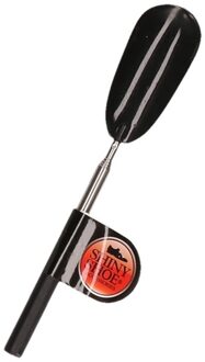 Zwarte uitschuifbare schoenlepel