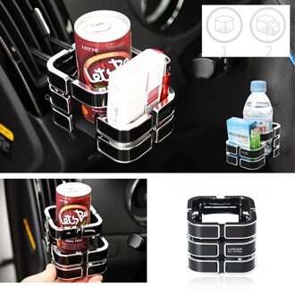 Zwarte Universal Car Auto Vehicle Drink Bottle Cup Telefoon Houder Stand