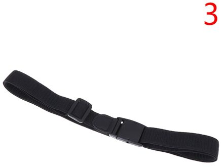 Zwarte Verstelbare Riem Voor Shirt Verblijf Antislip Rimpel-Proof Overhemd Houder Bandjes Vergrendeling Riem Houder Buurt shirt-Stay N3