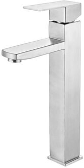 Zwarte Vierkante Badkamer Wastafel Kraan Enkele Handgreep Wastafel Kraan Tap Badkamer Wc Badrandcombinaties Basin Tap geborsteld Tall