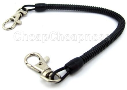 Zwarte Vis Tool Vissen Touw Lijn Verlengsnoer Tether Fly Fishing Lanyard Zoetwater Verlengt Tot Meer dan 1.1 M