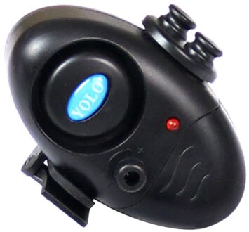 Zwarte Vissen Elektronische LED Light Fish Bite Sound Alarm rod Bell Clip On Hengel Tackle Fishing Tool
