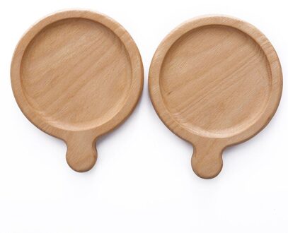 Zwarte Walnoot Houten Onderzetters Duurzaam Hittebestendige Vierkante Ronde Drinken Houten Matten Keuken Thee Koffie Beker Pad Placemats Decor D-1 stk