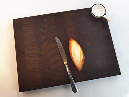 Zwarte Walnoot Snijplank End Grain Snijplank 400x300x30mm