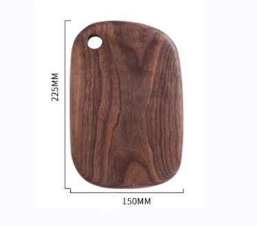 Zwarte Walnoot Snijplank Hout Keuken Massief Hele Hout Onderstam Fruit Lacquerless Houten Snijplank Keuken Houten Board Blauw