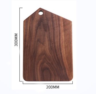 Zwarte Walnoot Snijplank Hout Keuken Massief Hele Hout Onderstam Fruit Lacquerless Houten Snijplank Keuken Houten Board Paars