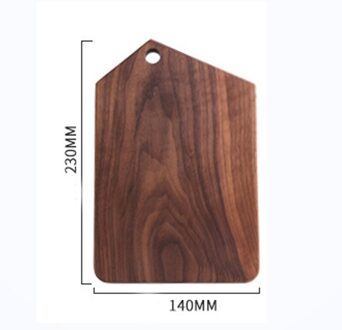 Zwarte Walnoot Snijplank Hout Keuken Massief Hele Hout Onderstam Fruit Lacquerless Houten Snijplank Keuken Houten Board transparant