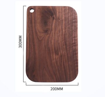 Zwarte Walnoot Snijplank Hout Keuken Massief Hele Hout Onderstam Fruit Lacquerless Houten Snijplank Keuken Houten Board