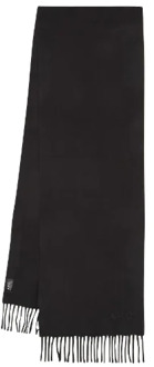 Zwarte Wollen Sjaal A.p.c. , Black , Unisex - ONE Size