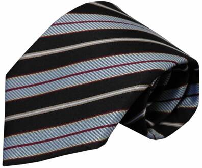 Zwarte zijden stropdas Fisole 01