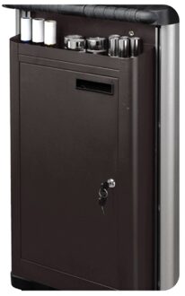 Zwarte zijslotkast voor 102, 103 trolley 102101