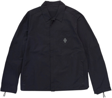 Zwarte Zip System Shirt A-Cold-Wall , Black , Heren - Xl,M