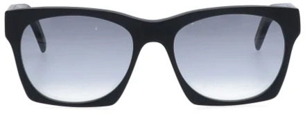 Zwarte Zonnebril Stijlvolle UV-bescherming Face.hide , Black , Unisex - ONE Size