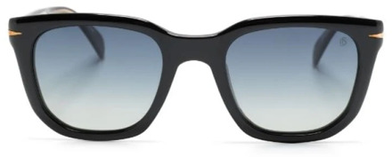 Zwarte zonnebril voor dagelijks gebruik Eyewear by David Beckham , Black , Heren - 50 MM