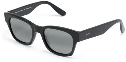 Zwarte zonnebril voor dagelijks gebruik Maui Jim , Black , Heren - 54 MM