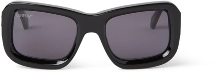 Zwarte zonnebril voor vrouwen Off White , Black , Dames - 53 MM
