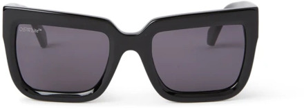 Zwarte zonnebril voor vrouwen Off White , Black , Dames - 55 MM