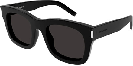 Zwarte zonnebril voor vrouwen Saint Laurent , Black , Dames - 55 MM