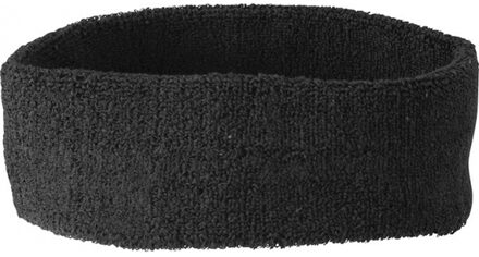 Zwarte zweetbandjes haarbandjes