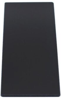 Zwb3 Grootte 110X80X2Mm Als Tekening 254nm Uv Pass Filter Glas