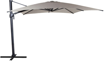 Zweefparasol Palmas 300x300cm (light grey)