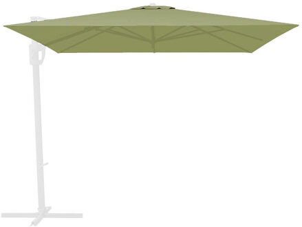 Zweefparasoldoek Rhino   300x300cm vierkant Emerald (polyester)