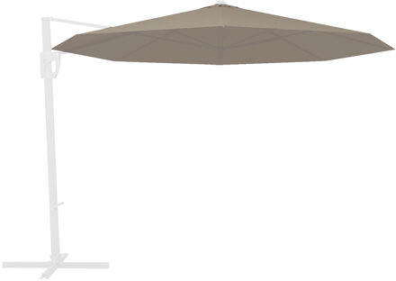 Zweefparasoldoek Rhino   350cm rond Taupe (polyester)