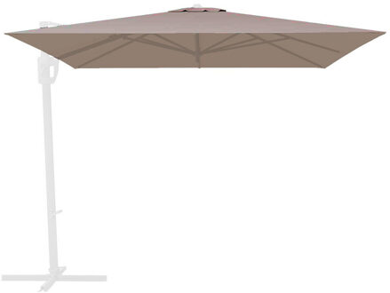 Zweefparasoldoek Rhino universeel   300x300cm vierkant taupe (polyester)