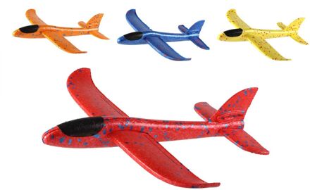 Zweefvliegtuig piepschuim 37cm verschillende