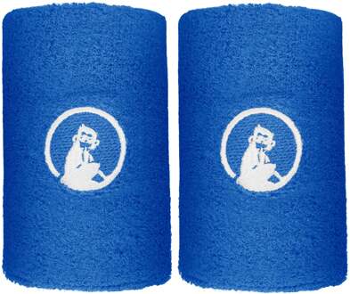 Zweetband Verpakking 2 stuks lang blauw - nosize