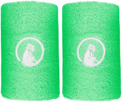 Zweetband Verpakking 2 stuks lang groen - nosize