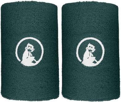 Zweetband Verpakking 2 stuks lang groen - nosize