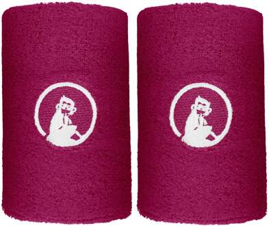 Zweetband Verpakking 2 stuks lang roze - nosize