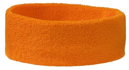 Zweetbandjes haarbandje oranje