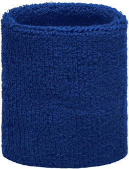 Zweetbandjes pols blauw