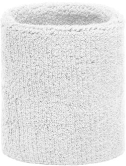 Zweetbandjes pols wit