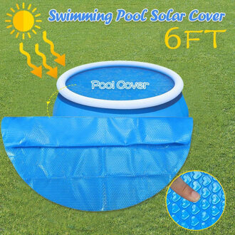 Zwembad Cover Protector Voet Boven Grond Blauwe Bescherming Zwembad Voet Solar Zwembad Cover Anti Dust 6ft Zwembad Cover