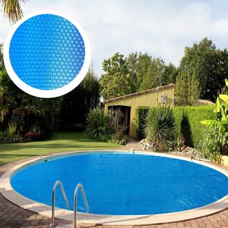 Zwembad Cover Zwemmen Ronde Zwembad Solar Cover Protector Waterdichte Stof Zwembad Met Touw Isolatie Film Thuis Zwembad Accessor 300cm