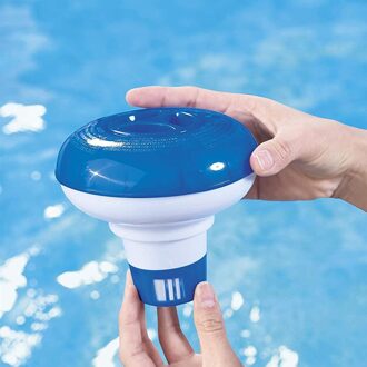 Zwembad Drijvende Chemische Chloor Dispenser Zwembad Accessoires Thermometer Desinfectie Automatische Applicator Pomp