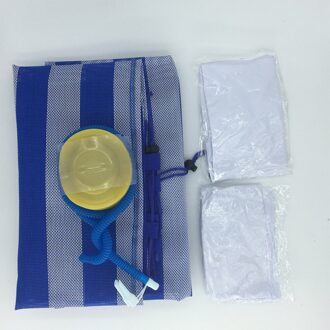 Zwembad Float Hangmat Multifunctionele Opblaasbare Hangmat Fauteuil Water Hangmat Lounge Rw donker blauw